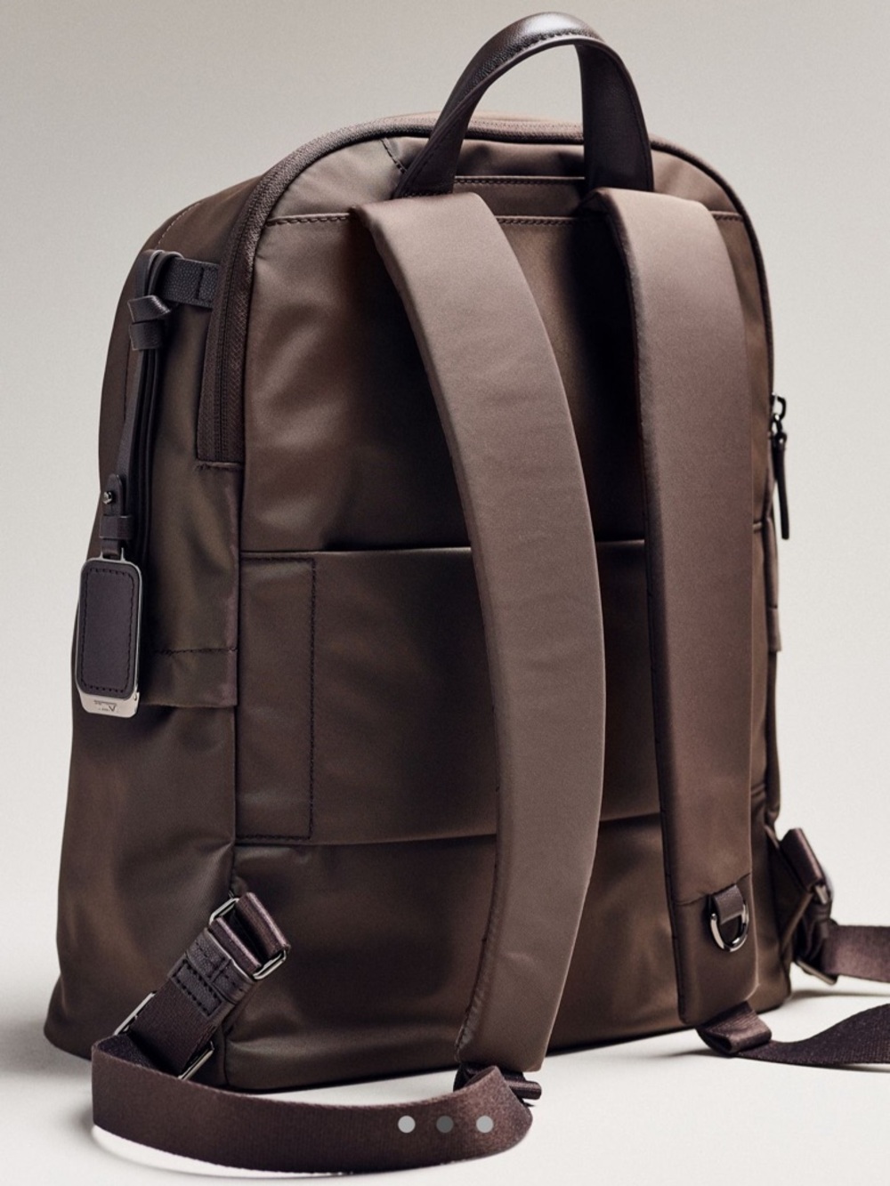 TUMI Voyager Halsey Backpack Brown Mink BRAND NEW - Picture 2 of 8